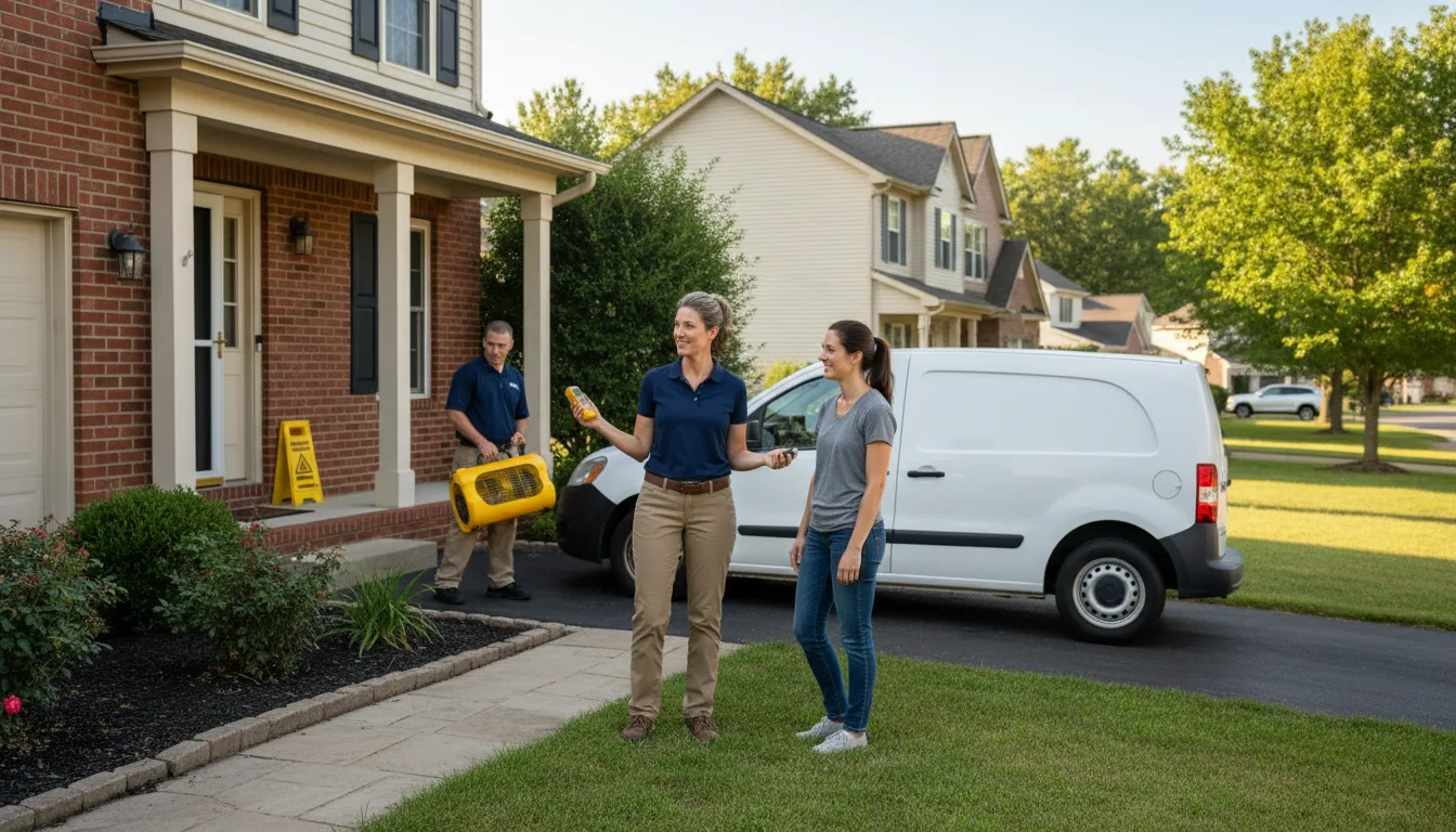 Water restoration image for Mold Remediation in Campbell, TX